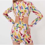 For Love & Lemons NWT Thora Long Sleeve Cut Out Mini Dress Sz Small $278 Photo 1