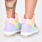 NEW YRU Qozmo Aiire Pastel Rainbow Light up High Top Sneakers 8 Photo 2
