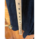 Anthropologie Black Linen Blend Button Front Shirt Dress Short Sleeve 4P Photo 3