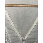 Abercrombie & Fitch  White Lace Trim Tie Front Cropped Crop Blouse Top Womens XS Photo 2