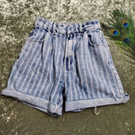Free People We The Free Dogtown Cut Off Striped Shorts Photo 0