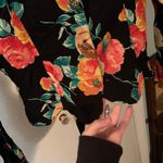 carole little Petites Black Jacket with Floral Print Photo 2