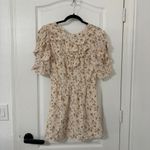 Reformation  Malachi Dress Mini Ruffle Mini Dress Size 6 Photo 4