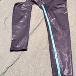 Zella  Glossy Black Active Leggings Photo 6