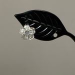Cherry Blossom Cubic Zirconia Sterling Silver Earrings Photo 1