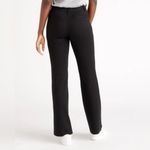 Quince  Womens Ultra-Stretch Ponte Bootcut Pant Black Pull On S Tall Photo 1