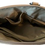 Giani Bernini Olive Green Dome Satchel Bag with Tan Accents Medium Photo 12