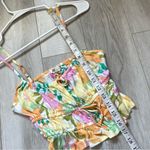 Billabong Floral Cami cropped tank top womens (small) beach summer colorful Photo 4