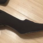 Stuart Weitzman Vintage Square Toe Nylon Pumps Photo 4