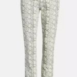 AG Adriano Goldschmied NWT AG Mari High Waist Slim Straight Leg Jeans SILK PYTHON IDU/ DARK Algae Photo 4
