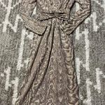 Missoni  Wood Grain Pattern Knit Dress in Natural Photo 0