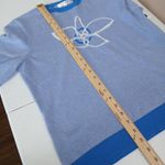 NWT Daily Thread Top Women XLarge Graphic Art Streetwear Soft Knit Floral Casual Blue Size XL Photo 5