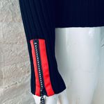 Camille La Vie blouse black red stretch size L Photo 10