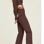 RTR sz 4 Nicholas Jalena high waist strap straight leg brown dress pants cutout Photo 1