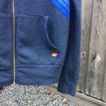 Aviator Nation Navy Rainbow Stripe Full Zip Hoodie Size M Photo 2