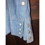 Wrangler  Denim Pearl Snap Button Up Long Sleeve Shirt 2XL Western Light Wash XXL Photo 4
