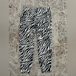 CAbi zebra print joggers high rise ankle length size Medium animal print Photo 13
