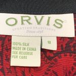 Vintage 90s Maxi Column Coat Dress Silk Red Paisley Long Sleeve Mandarin Collar Size 8 Photo 7