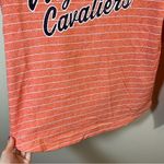 Camp David  Women’s Orange Striped Virginia Cavaliers Sweatshirt Medium NWT Photo 5