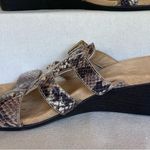Vionic Women's Radia Snakeskin Print Wedge Sandals Photo 3