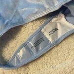 American Apparel NEW Light Blue Velvet Bodysuit Photo 8