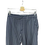 Equipment  Warsaw Wool-blend Trouser In‎ Black Pinstripe Size 4 Photo 3