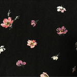 Gap  Black Sleeveless Floral Print Y2K Shift Dress Women’s Size Small S Photo 3