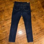 American Eagle  dark wash distressed stretchy size 10 jeggings Photo 2