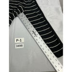 Womans DB Size 2x Navy White Stripe Pullover Long Sleeve Sweater Photo 7