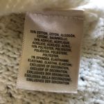Anthropologie Knitted & Knotted Cream Lace Bottom Hem Women’s Sweater XS Photo 13