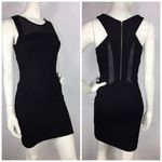 Helmut Lang Mesh Panel Sleeveless Bodycon Dress Photo 1