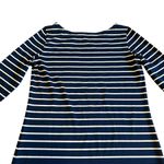 Vineyard Vines  Sankaty Navy White Stripe Maxi Dress Stretch Size Small Women's Photo 7