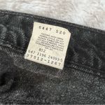 Levi's VINTAGE 90s Orange Tab Levi’s Slim Fit Shorts Black Jean Shorts Photo 10