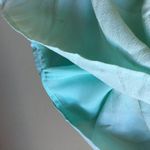 Mango  Suit chiffon mint green dress Belted‎ V Neck Photo 5