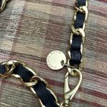 Carolina Herrera Gold and Black Chain Belt Photo 4