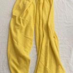 White + Warren 100% Cashmere Travel Wrap Scarf Blanket Yellow Mimosa Photo 4