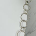 Joan Rivers Sparkly Silver Tone Long Chain Link Necklace ✨ Photo 10