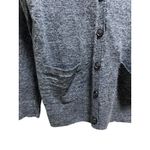 Lucky Brand Linen Blend Classic Cardigan Gray Size M Minimalist Lightweight Boho Photo 8