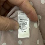 EXPRESS  Mauve and White Polka Dot Button-Down Shirt Sz S Photo 5