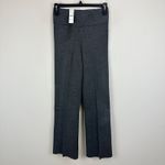 J.Crew Delaney Kickout Sweater Pant Stretch Knit Pintuck Heather Gray XS NWT Photo 5