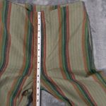 Free People EUC  Star of Wonder Striped Wide Leg Pants Flare Boho Green Women's 0 Photo 10