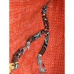 Vera Bradley Orange Crochet Turtle Tote Bag Floral Appliqué Resort Shoulder Bag Photo 6