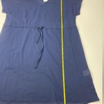 Ekouaer  Navy Blue Sheer Top Size S Women’s Photo 6