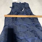 Ganni  botanical jacquard mini dress blue Photo 11