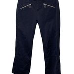 Athleta Black fleece lined FALL LINE SKI SNOWBOARD PANTS SZ 8 Photo 0