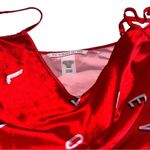 Victoria's Secret NWOT Victoria’s Secret 2019 Valentine’s Day Red Love Letter Satin Cami Sz S Photo 5