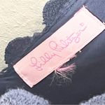 Lilly Pulitzer  Reeve Sailboat Navy Crochet V-Neck Sleeveless Dress, Size 4 Photo 2