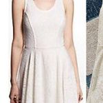 EXPRESS White Ivory Lace Skater Dress Bridal XS Photo 1