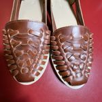 Nisolo Huarache Flats Womens 6.5 Brown Leather Woven Comfort Travel Boho Artsy Photo 7