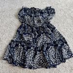 Elan  Dress mini strapless navy floral  Photo 0